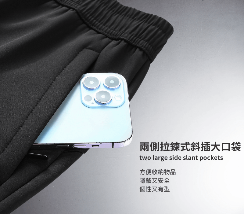 全天候刷毛機能長褲｜曜石黑 商品圖片 6