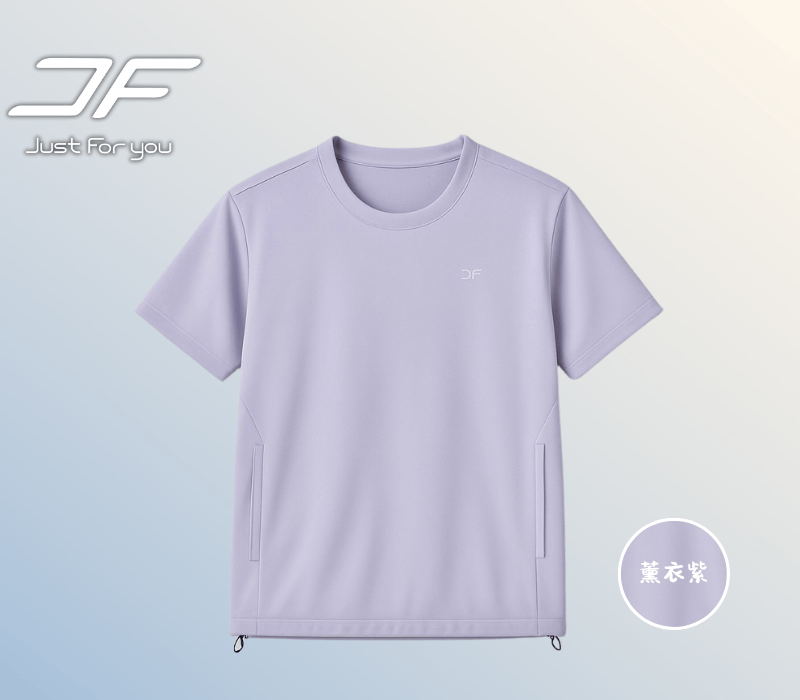 【重磅】冰絲涼感衣-薰衣紫（男女同版） 商品圖片 2