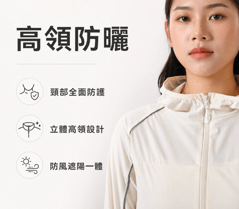 涼感防曬連帽外套-紫霧 商品圖片 5