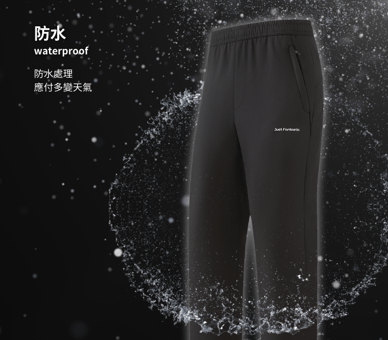 全天候刷毛機能長褲｜曜石黑 商品圖片 2